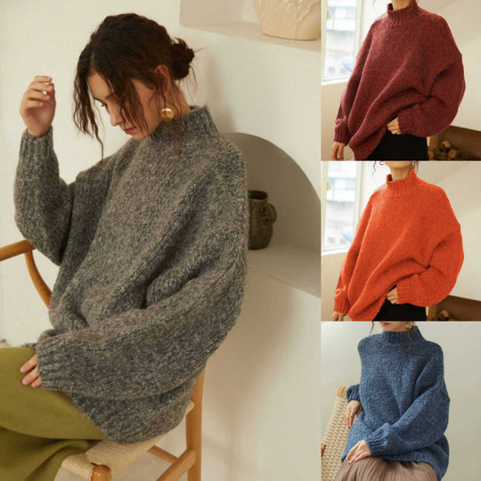 Damen Grobstrick Pullover EB