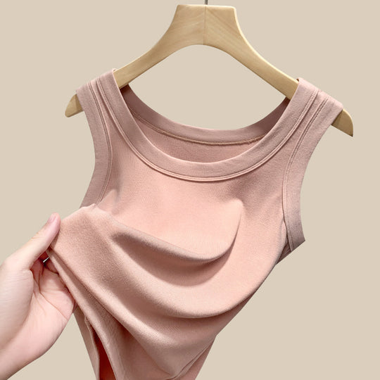 Damen ärmelloses Basic-Top aus hochwertigem Material EB