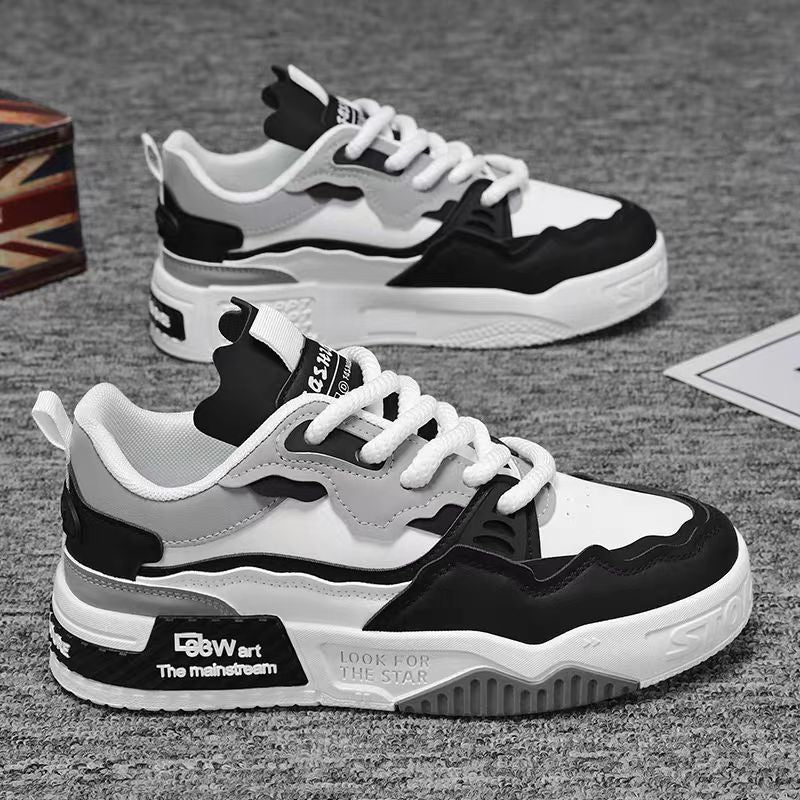 Damen Chunky Sneakers mit innovativem mehrfarbigem Design und atmungsaktiven Materialien EB