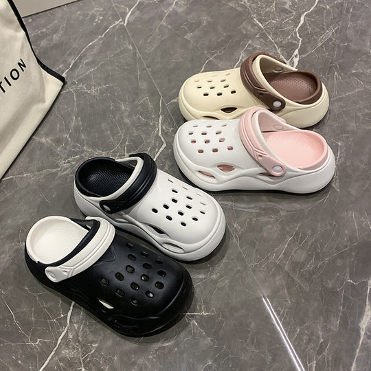 Damen Luftige Clogs mit verstellbarem Riemen EB