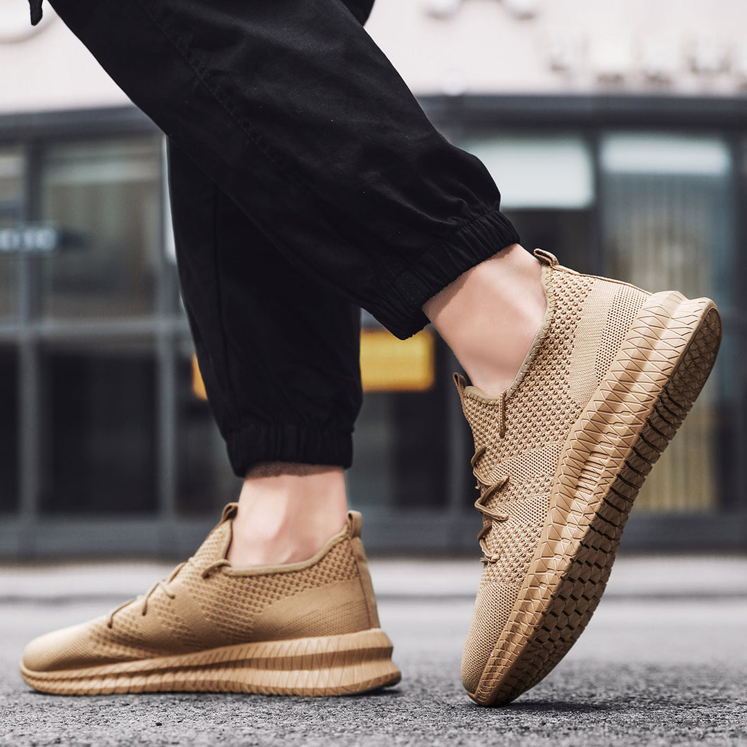 Damen Atmungsaktive Laufsneaker mit flexiblem Strickdesign EB