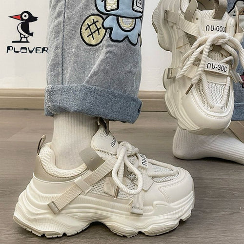 Damen Sportliche Sneakers mit hochdämpfendem Komfort und modischem Design EB