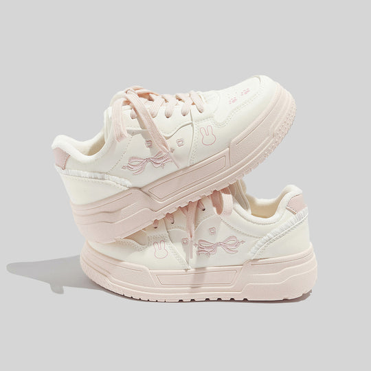 Damen Sneakers mit verspieltem Häschenmotiv und bequemer Dämpfung EB