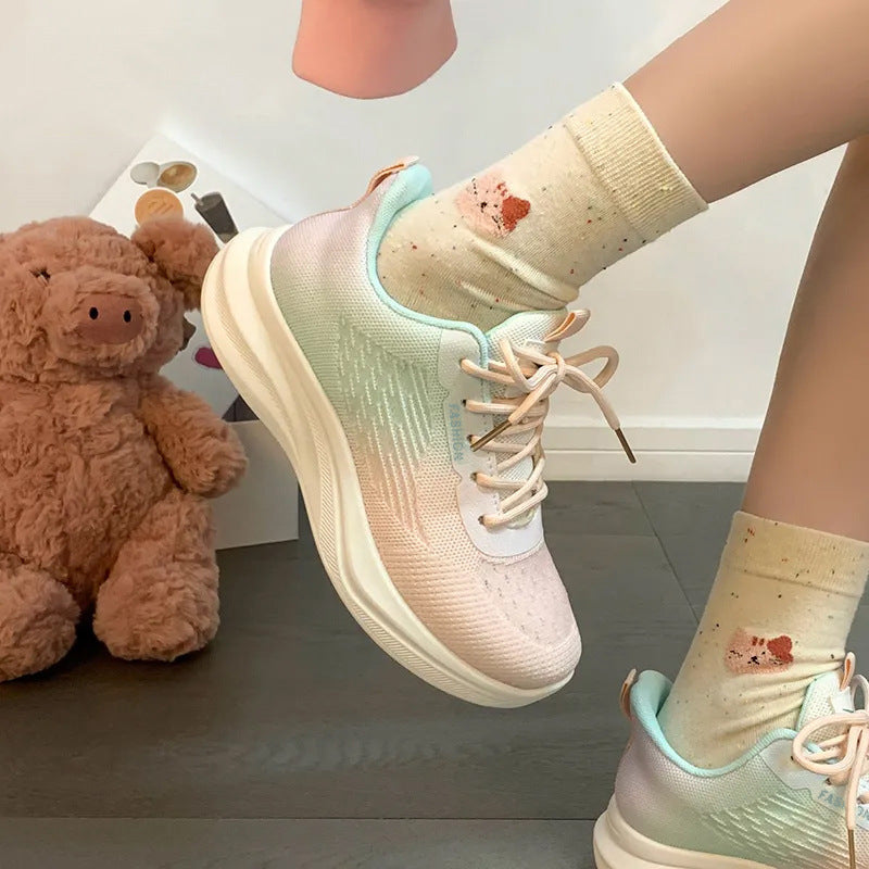 Damen Modische und leichte Laufschuhe mit flexibler Dämpfungstechnologie EB