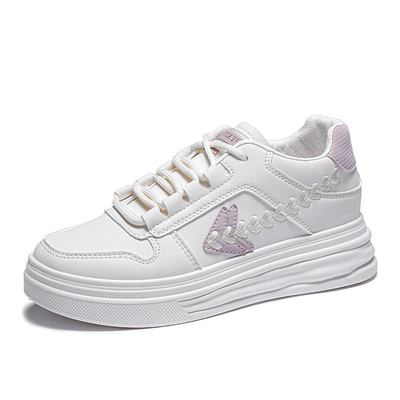 Damen Sportliche Plateau-Sneaker mit eleganten Details und atmungsaktivem Obermaterial EB