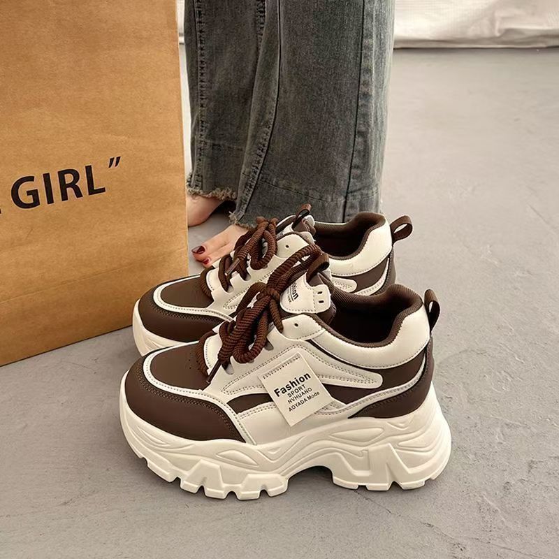 Damen Chunky Sneakers mit vielseitigem Design und bequemer Dämpfung Heidi Mode