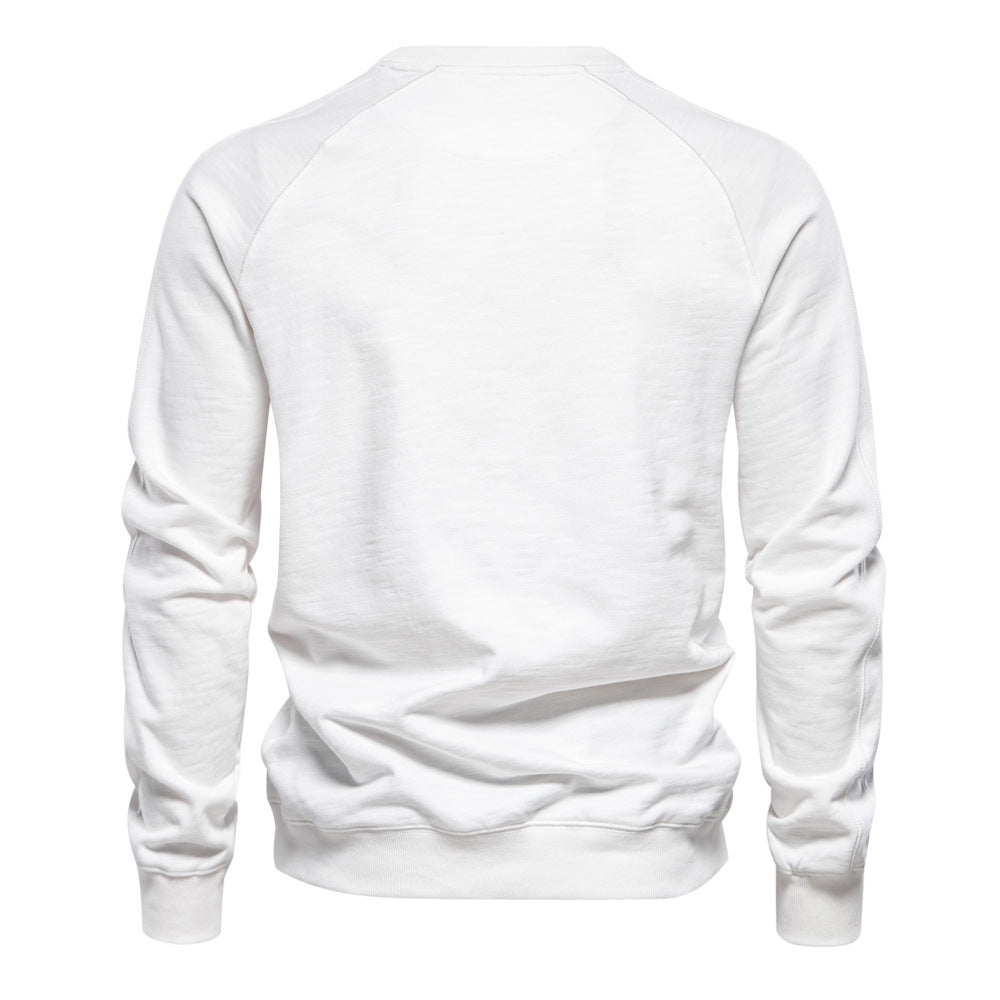 Herren Sweatshirt mit Raglanärmeln und hochwertiger Baumwolloberfläche EB