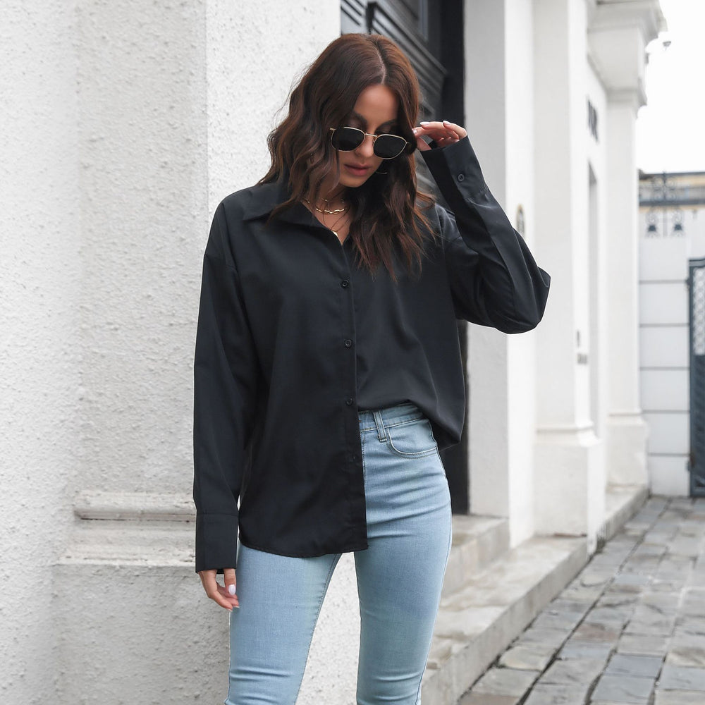Damen Elegante Bluse mit klassischem Schnitt und lässigem Flair EB