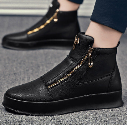 Damen Mode Stiefeletten mit Reißverschluss und gepolstertem Fußbett EB