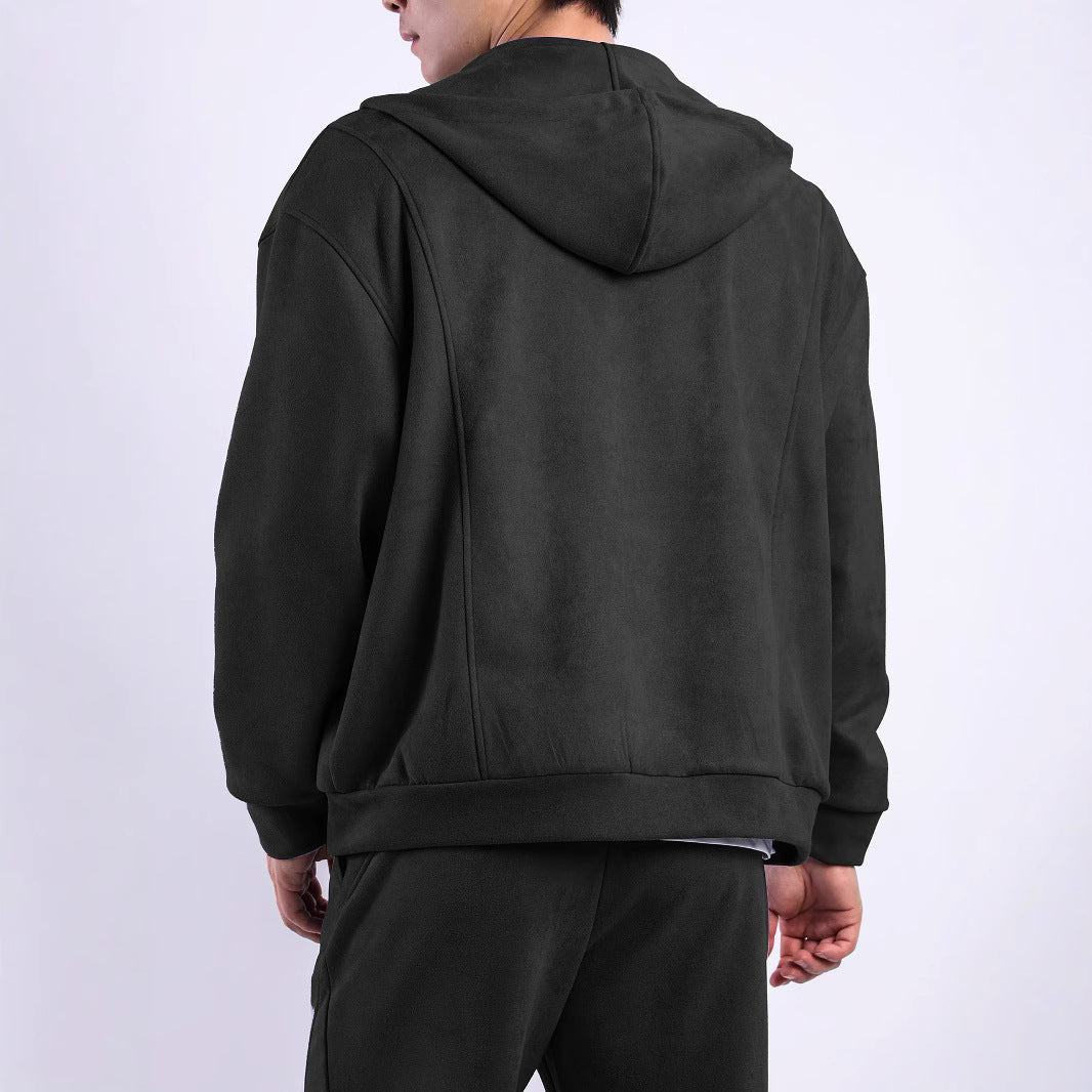 Herren Fleecejacke mit ergonomischem Schnitt und praktischen Taschen EB