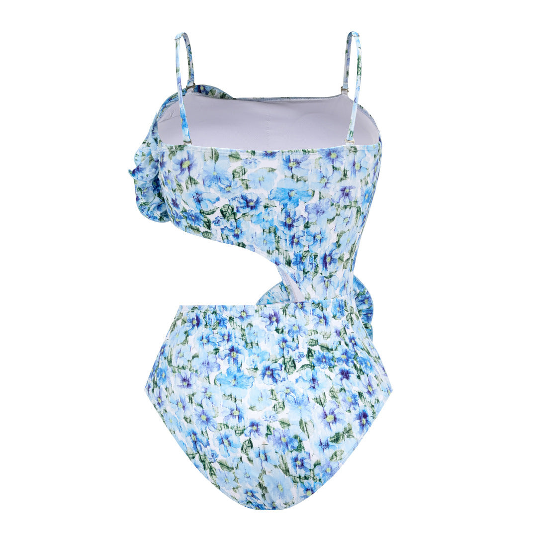 Damen Badeanzug mit bezauberndem Cut-Out-Design und überschnittenem Ausschnitt EB