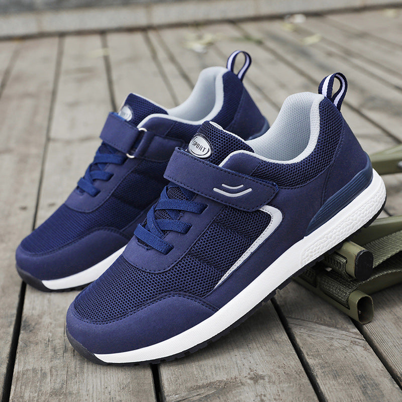 Damen Sportliche Sneaker mit praktischem Klettverschluss und atmungsaktivem Obermaterial EB