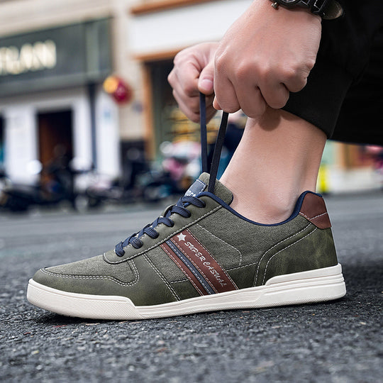 Herren Freizeit Sneakers mit robustem Obermaterial von Heidi Mode