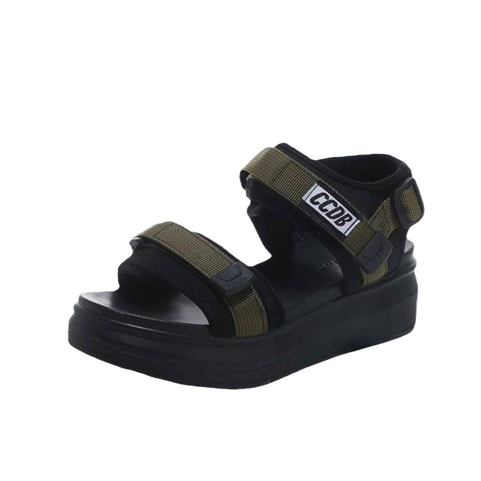 Damen Sportliche Sandalen mit schockabsorbierender Sohle und verstellbaren Riemen EB