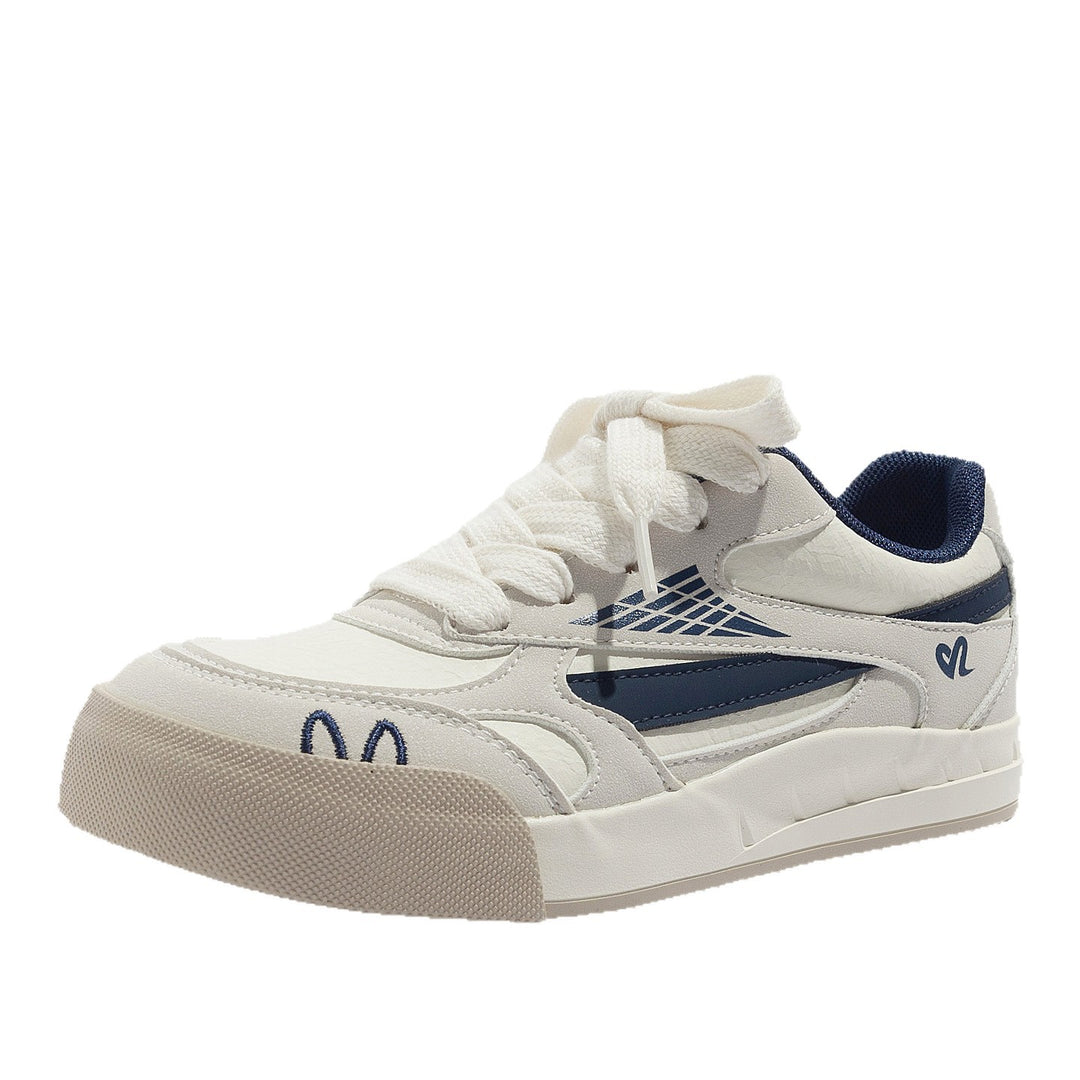 Damen Sportliche Sneakers mit atmungsaktiver Oberflächenstruktur und strapazierfähiger Laufsohle EB