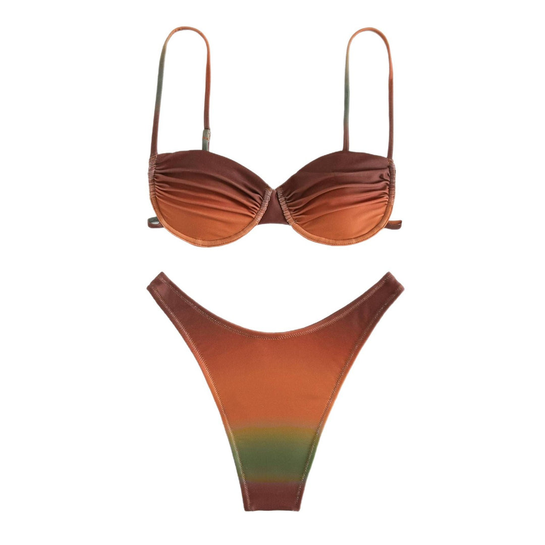 Damen Bikini-Set mit gepaddetem Oberteil und figurschmeichelndem Schnitt EB