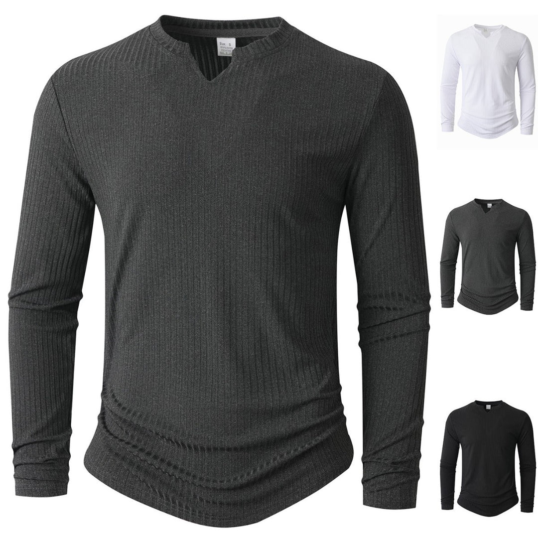 Herren Langarmshirt mit innovativer Rippstruktur EB