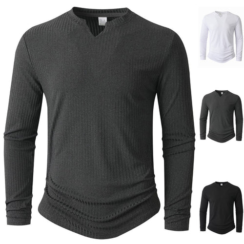 Herren Langarmshirt mit innovativer Rippstruktur EB