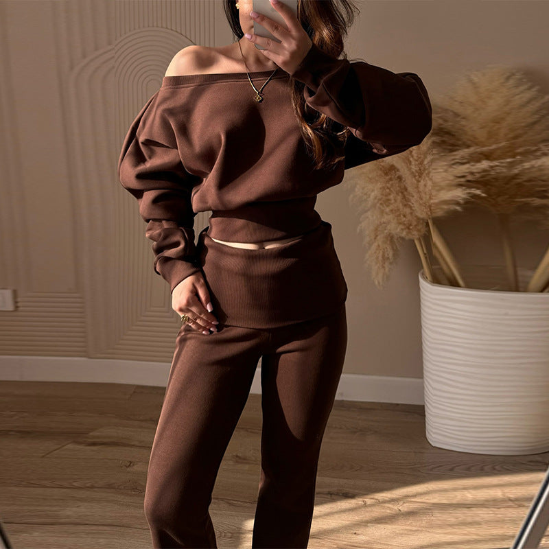 Damen lässiger oversized Lounge-Anzug EB