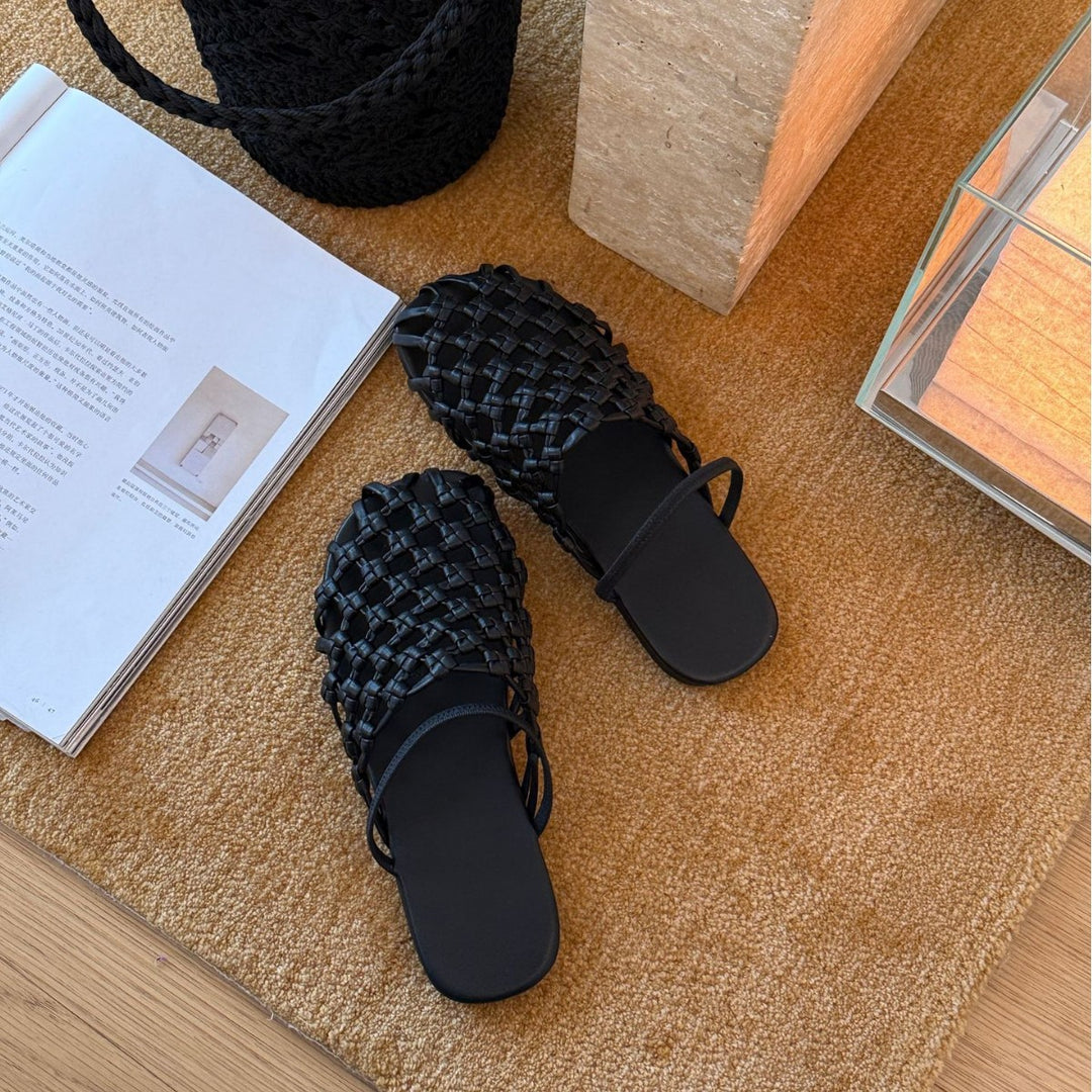 Damen geflochtene Sandalen EB