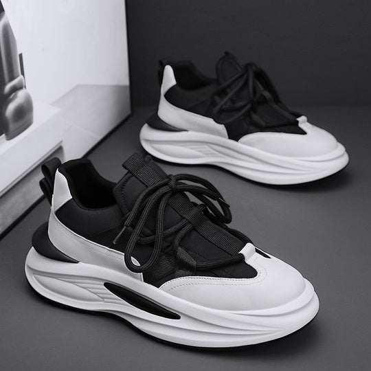 Damen Sportliche Sneakers mit atmungsaktivem Obermaterial und robustem Sohlenprofil EB