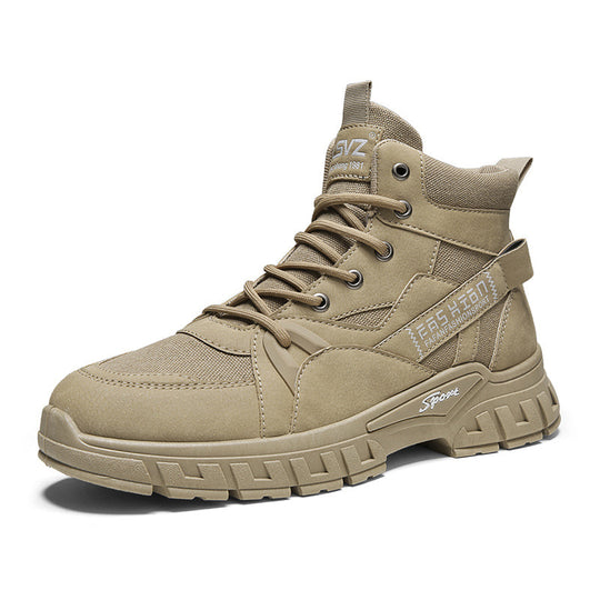 Herren robuste hochgeschnittene Utility-Boots mit Cordura-Einsätzen verstärkter Zehenkappe und stoßdämpfender Offroad-Sohle EB