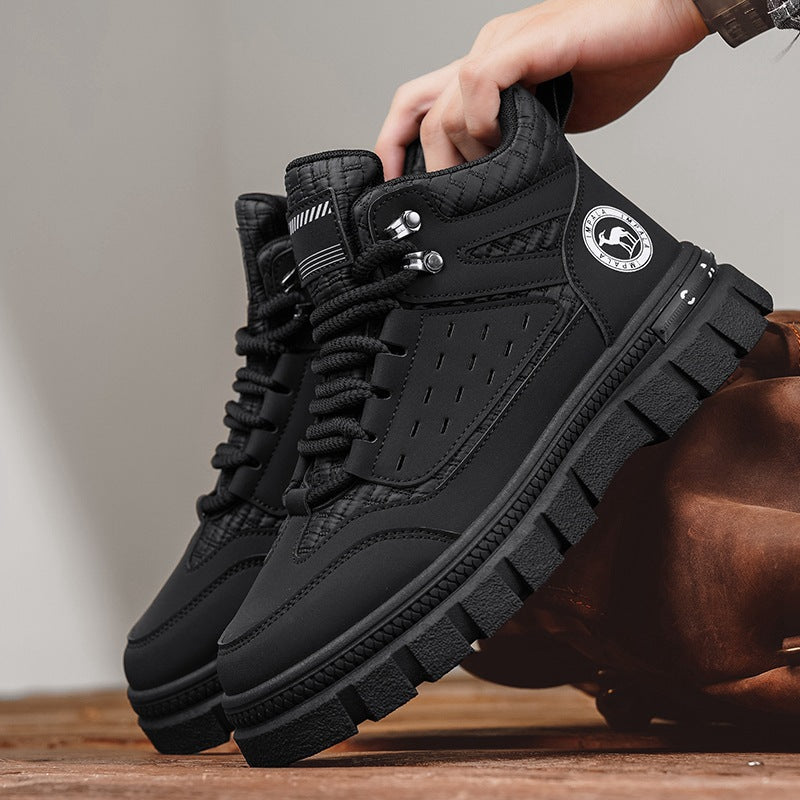 Damen Sportliche High-Top Sneakers mit rutschfester Sohle und verstärktem Knöchel EB