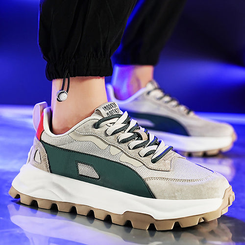 Damen Sportliche Sneakers mit atmungsaktiver Mesh-Oberfläche und dämpfender Sohle EB