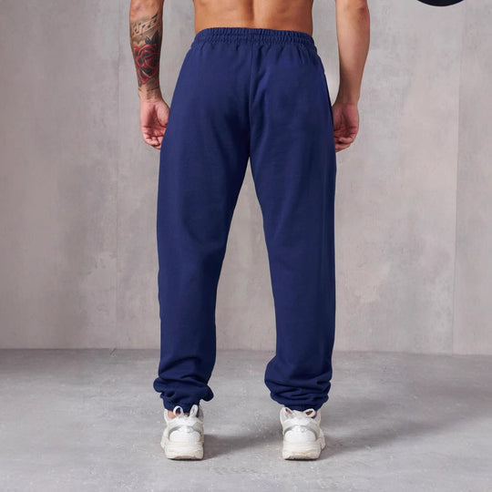 Herren nan extraweiche Relax-Sweathose mit doppelreihigem Komfortbund tiefen Eingrifftaschen und extra weitem Bein EB