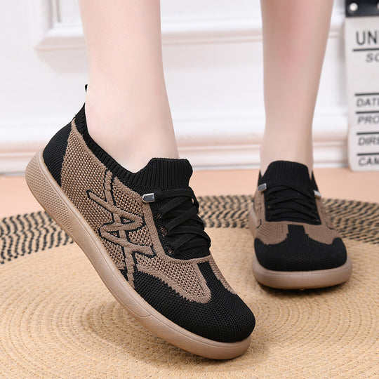Damen Freizeit Sneaker mit elastischem Einschlupf EB