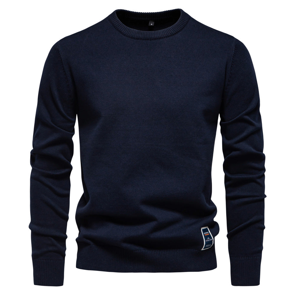 Herren Strickpullover aus hochwertiger Baumwollmischung mit angenehmer Passform EB