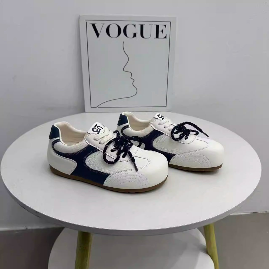 Damen Sneakers im sportlichen Retro-Design mit atmungsaktiver Oberfläche und rutschfester Sohle EB