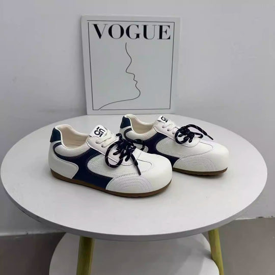 Damen Sneakers im sportlichen Retro-Design mit atmungsaktiver Oberfläche und rutschfester Sohle EB