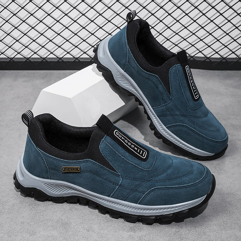 Damen Bequeme Slip-On Sneakers mit rutschfester Sohle EB