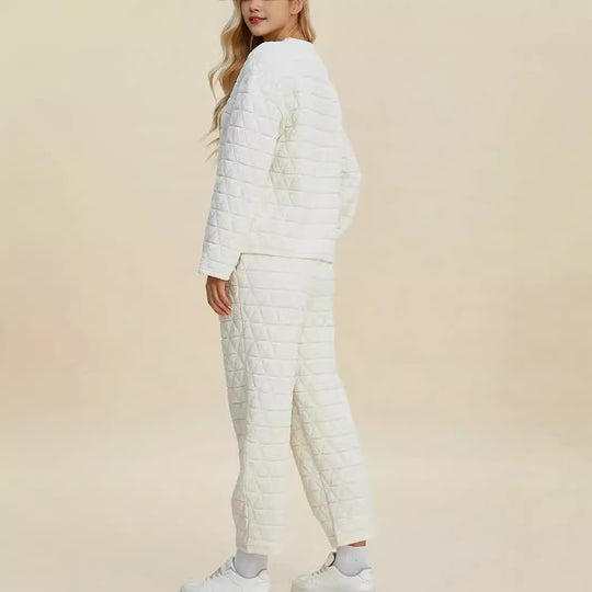 Damen Quilted Lounge-Set EB
