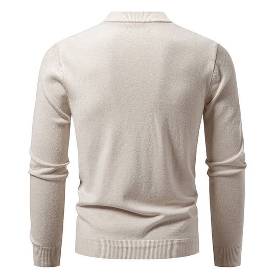Herren nan Feinstrick-Cardigan mit tiefem V-Ausschnitt schmaler Passform und vertikalem Zopfstrick EB
