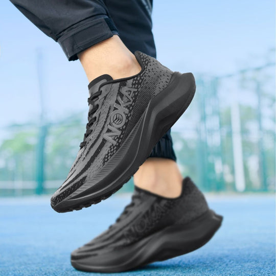 Unisex leichte Straßenlauf-Sneaker mit hochdynamischer Rebound-Zwischensohle und atmungsaktivem Strickoberteil EB