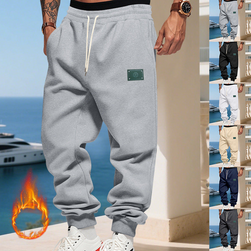 Herren bequeme Jogginghose mit verstellbarem Bund und praktischen Seitentaschen EB