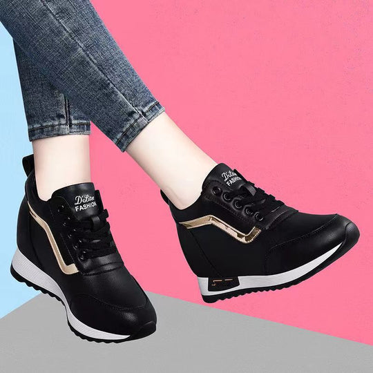 Damen Wedge-Sneaker mit modischen Akzenten und rutschfester Sohle EB