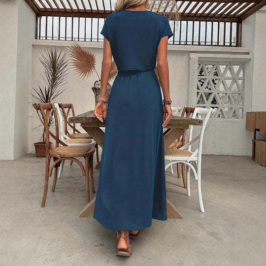 Damen Zweiteiliges Set mit Crop-Top und Maxirock EB