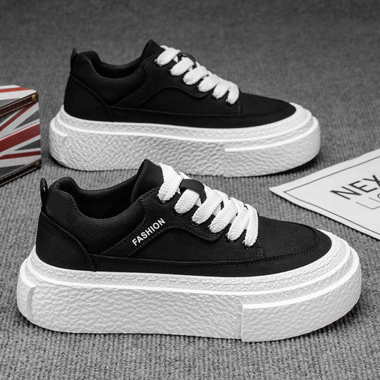 Damen modische Sneaker mit dicker Sohle EB