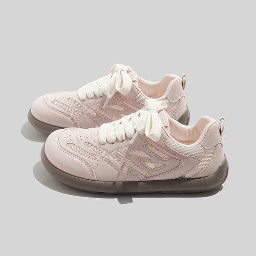 Damen Sportliche Lifestyle-Sneaker mit atmungsaktiver Mesh-Oberfläche und gepolsterter Sohle EB