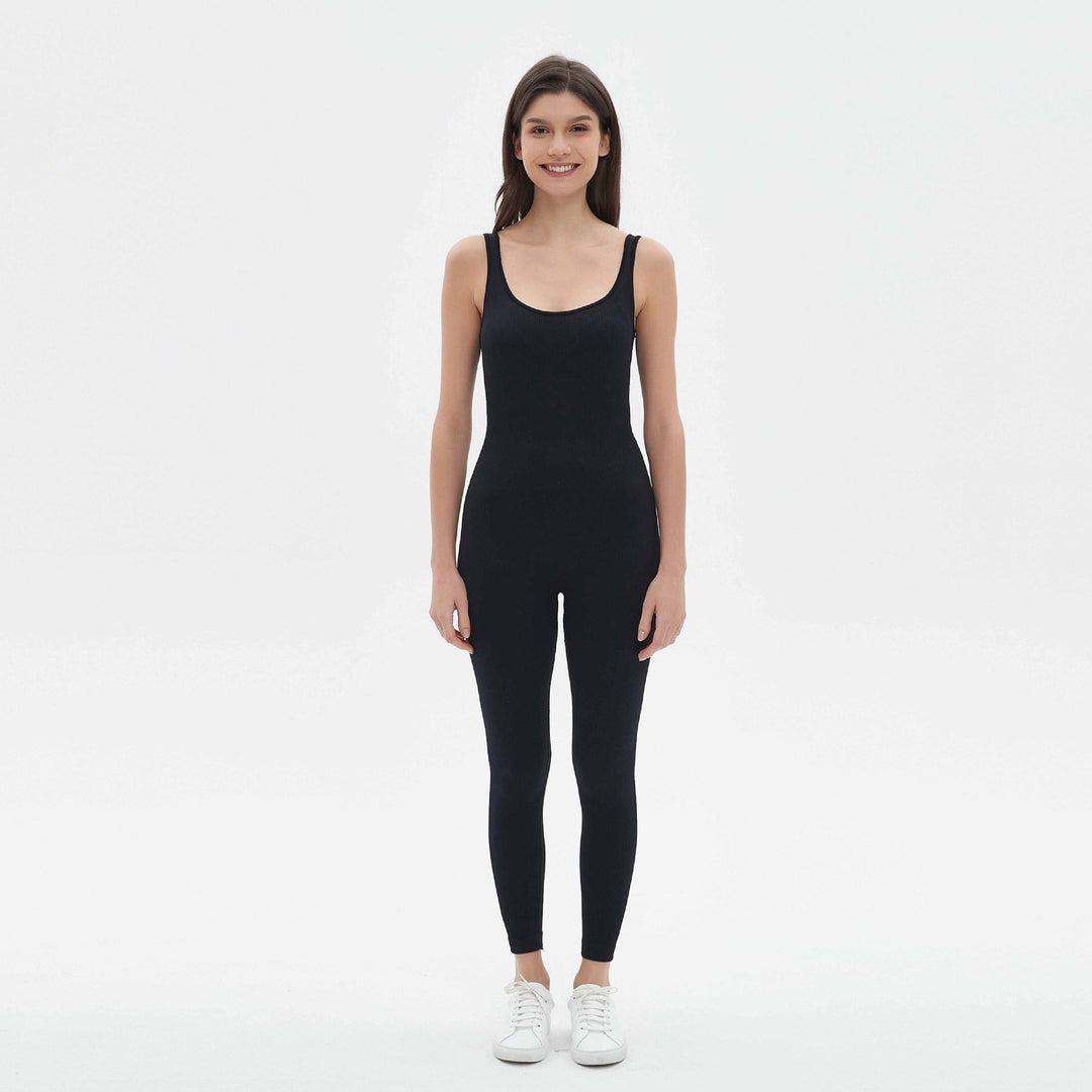 Damen figurbetontes Jumpsuit mit Spaghettiträgern EB