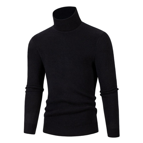 Herren Rollkragenpullover aus weichem Material EB