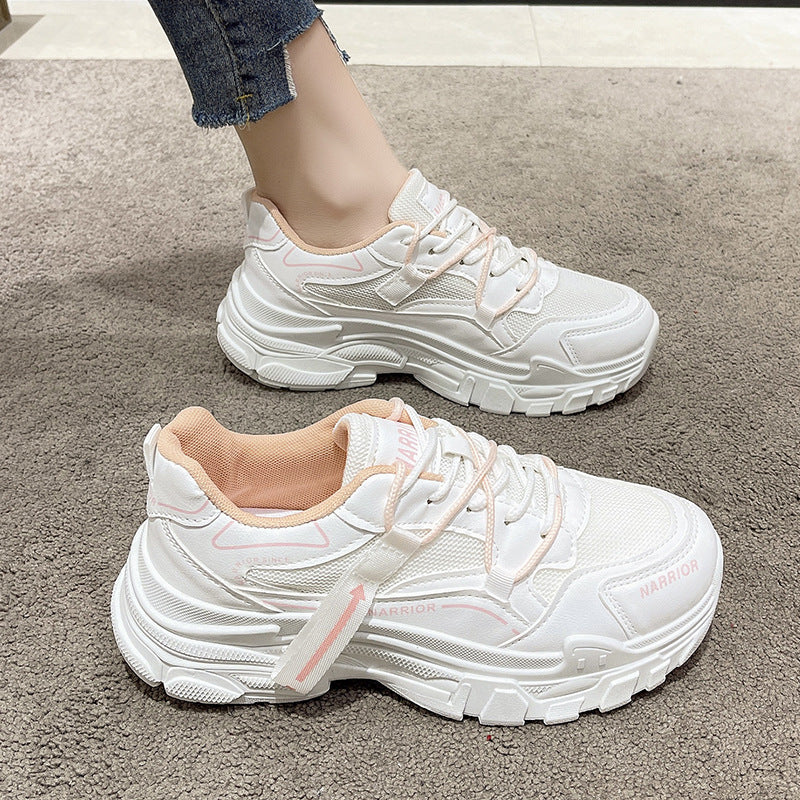 Damen Sportliche Chunky Sneakers mit atmungsaktiver Obermaterialstruktur EB