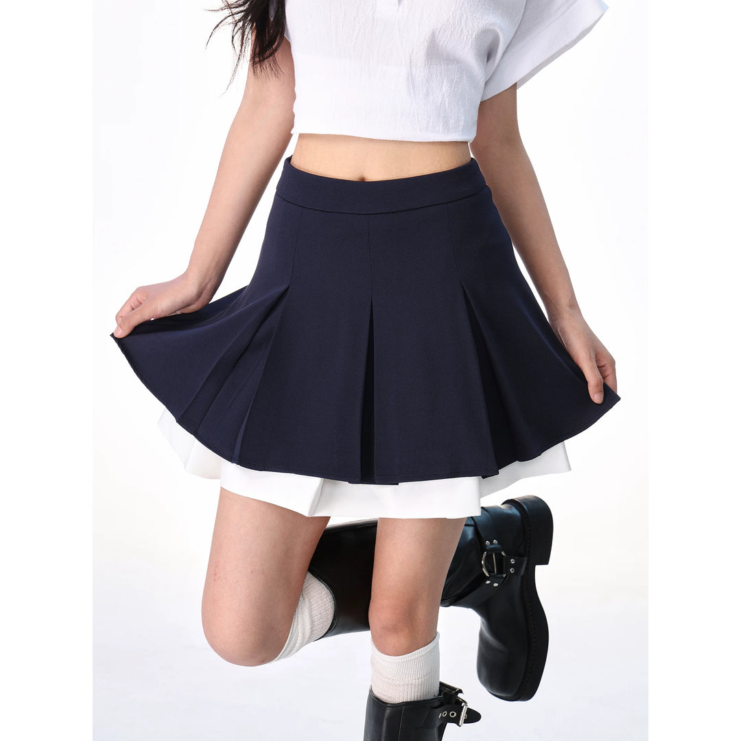 Damen nan luftige Tunika-Hemdbluse mit Polokragen, halber Knopfleiste und abgerundetem Saum EB