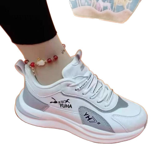 Damen Modische Fitness-Sneaker mit gepolsterter Sohle und atmungsaktivem Obermaterial EB