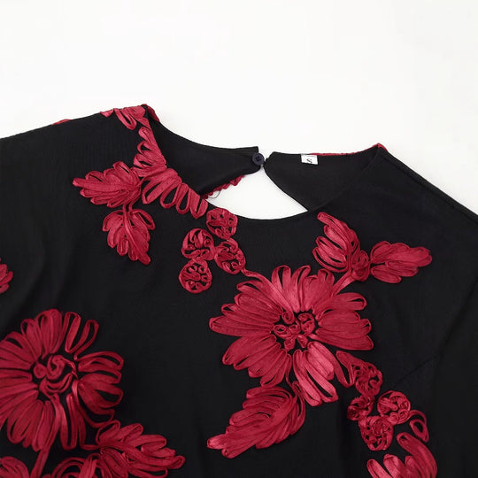 Damen Elegantes und florales Abendkleid EB
