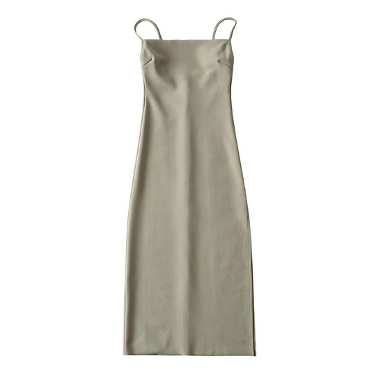 Damen langes Abendkleid mit elegantem Schlitz EB