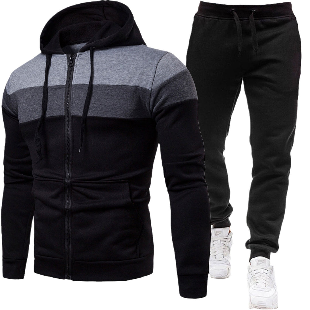 Herren nan zweiteiliges Freizeit-Jogginganzug-Set EB